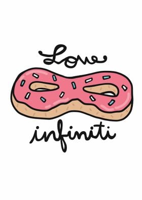 Love Infiniti donut