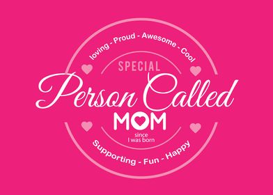 special person called mom