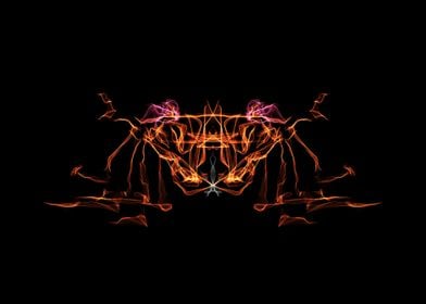 Abstract fractal spider