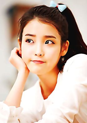 iu calm and cute poster