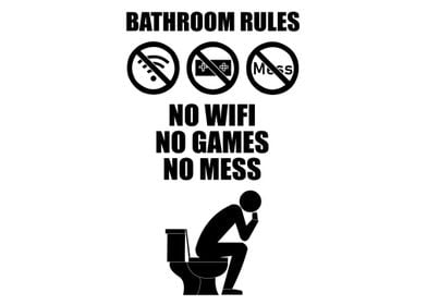 Bathroom Rules