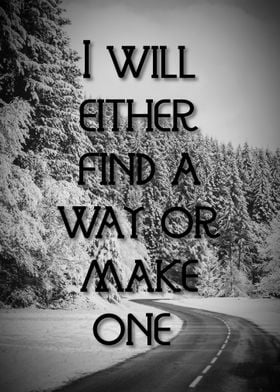 I will find a way 