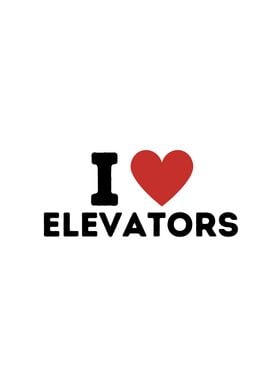 I Love Elevators Simple