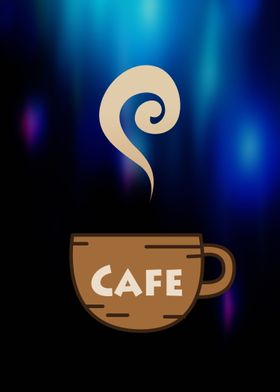 Cafe Mug Poster