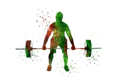 Male deadlift 