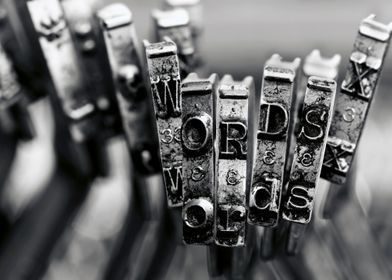 words Typewriter 