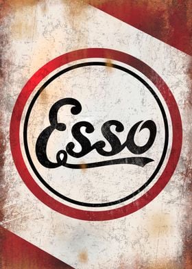 Esso Vintage Sign 3