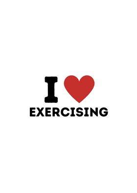 I Love Exercising Simple