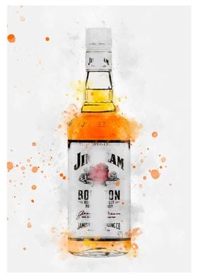 Jim Beam Inked art work