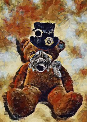 Steampunk Teddy Bear Jamie