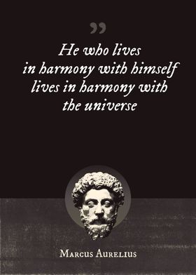 He who lives in harmony