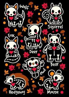 Autumn skeletons