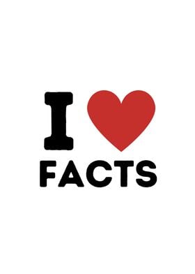 I Love Facts Simple Heart