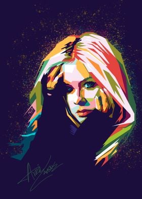 Avril Lavigne popart 