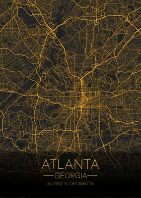 Atlanta Georgia Citymap