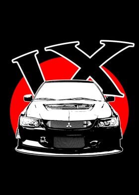 The Evo IX Front 1