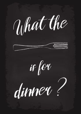 What the fork is 4 dinner