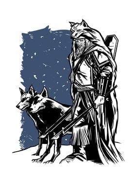 Viking Wolf Man