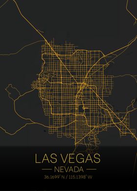 Las Vegas Nevada Citymap