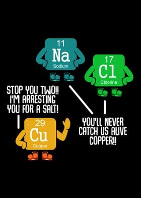 Salt and Copper Periodic T