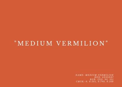 Medium Vermilion