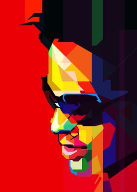 Lenny Kravitz Pop Art WPAP