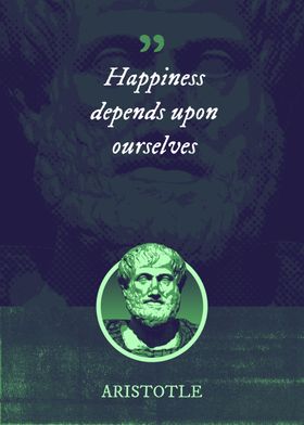 Happiness depends upon