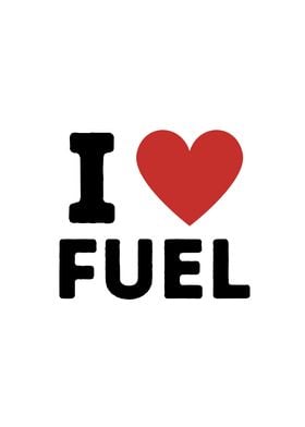 I Love Fuel Simple Heart