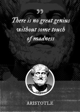There is no great genius