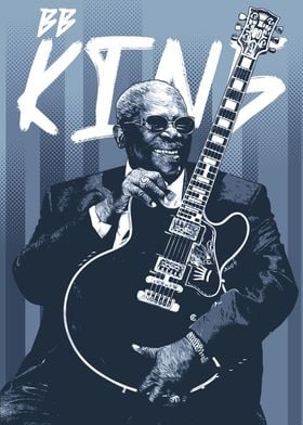 BB King Artwork Poster