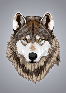 wolf vector