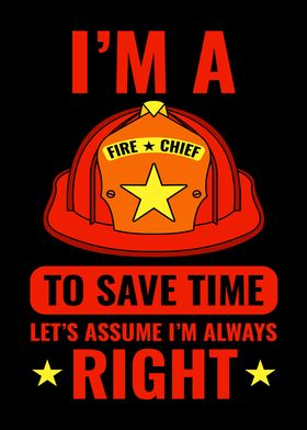 Fire Chief Save Time