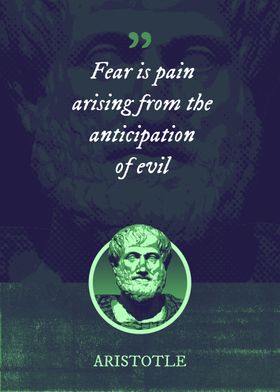Fear is pain arising from