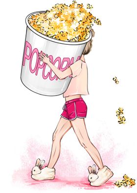 homemade popcorn lover