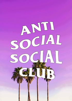 Anti Social Club Poster