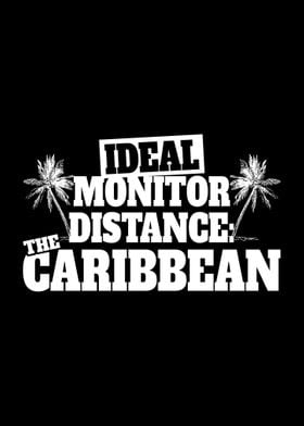 Caribbean Monitor Distance