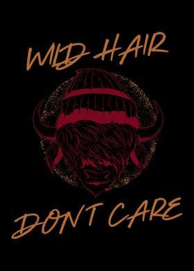 Wild Hair Dont Care Cow