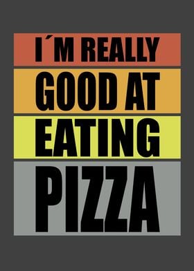 Pizza Quotes Funny' Poster by schmugo | Displate