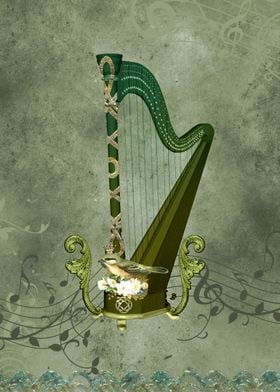 Celtic harp 