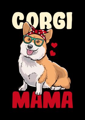 Corgi Mama Dog Mom