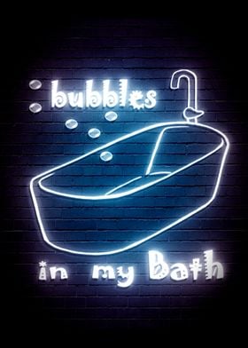 bubbles in bath