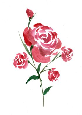 Simplistic Red Rose
