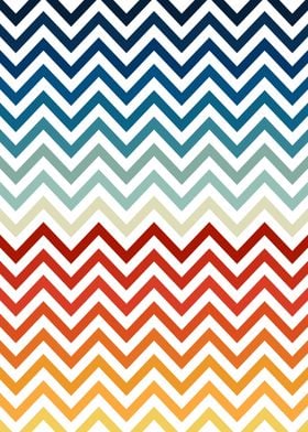 Colorful Chevron I