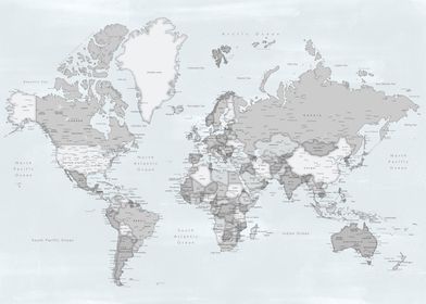 Detailed world map Darryl