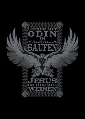 Odin Raven Jesus Quote