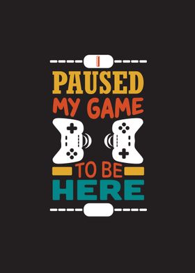 Paused Gamer