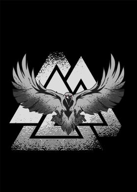 Valknut Odin Raven Wotan