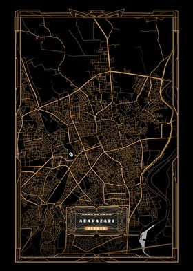 Gold Art Deco City Maps-preview-2