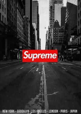 Supreme type art Poster by Supplyhunt