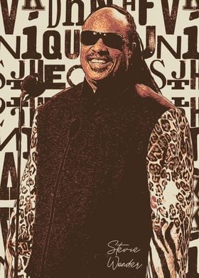 Stevie Wonder Poster Art